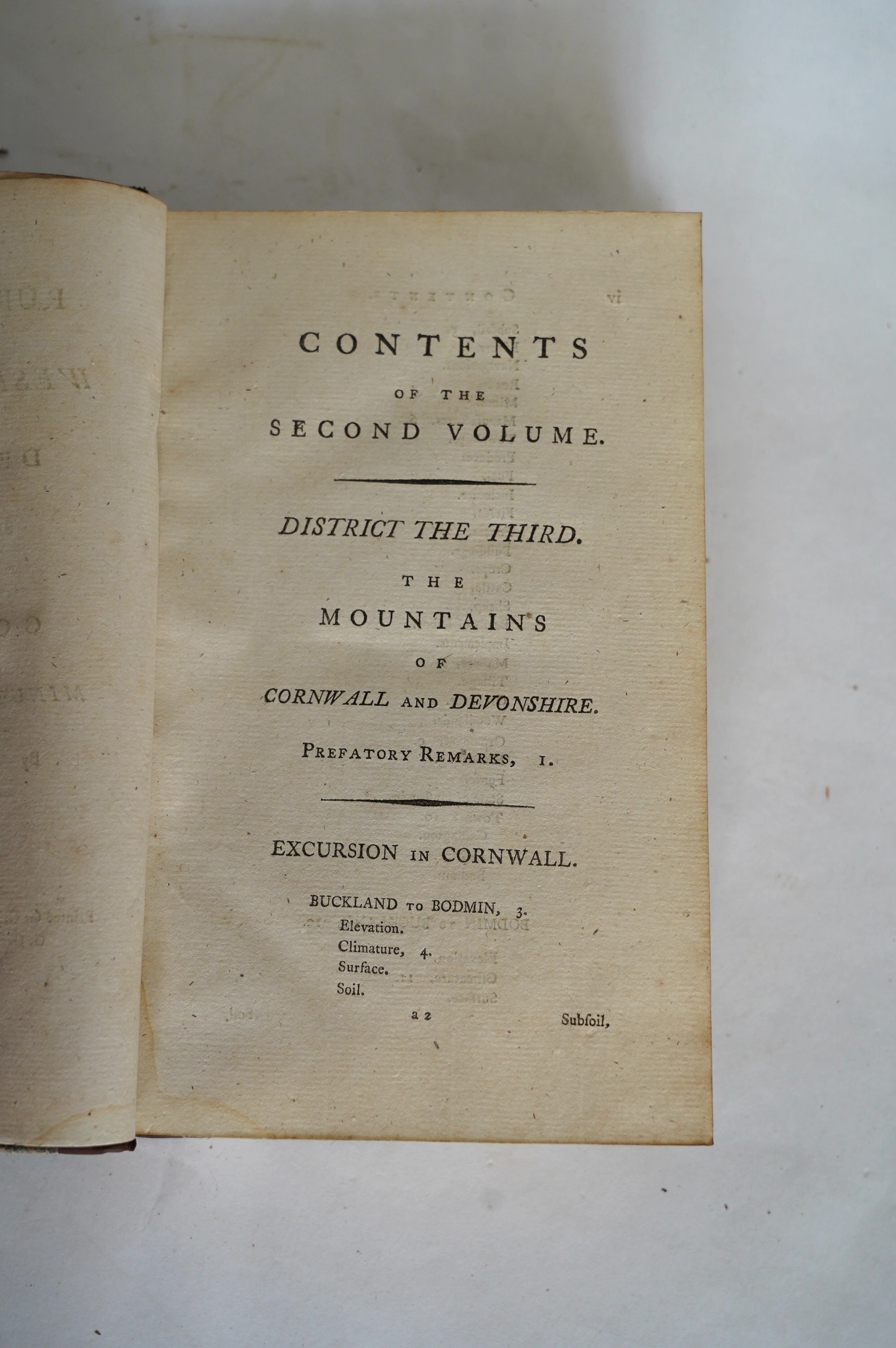 Marshall, William - The Rural Economy of Glocestershire....together with the Dairy Management of North Wiltshire, and ....Orchards and Fruit Liquor, in Herefordshire....2nd edition, 2 vols. folded map; contemp. half calf